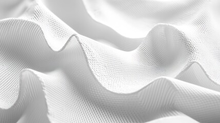 Aufkleber - White Corrugated Carton Texture : Generative AI