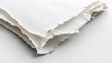 Aufkleber - Rough White Paper Texture : Generative AI