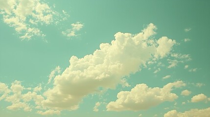 Wall Mural - summer day cloudy sky : generative ai