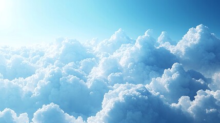 Wall Mural - abstract blurred clouds background : generative ai