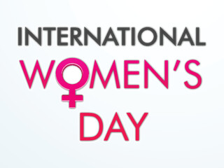 Poster - Poster or banner for International Women's Day celebration.