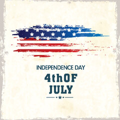 Poster - American Independence Day celebration poster, or banner design.