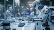 © Youttakone - A futuristic laboratory where advanced AI-powered robots are performing complex tasks with precision