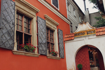 facade of an old house