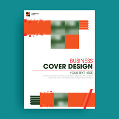 Poster - A4 size template, or cover design for business or corporate sector.