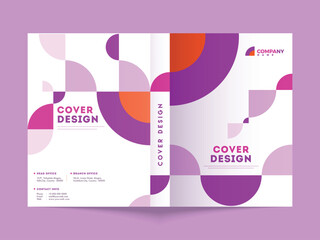 Wall Mural - Business cover page layout for corporate sector.