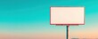 © ParinApril - A blank billboard against a vibrant sky, perfect for advertising or promotional content. Ideal for marketing, creativity, or design themes.