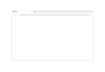 Wall Mural - browser icon. flat style. vector icon.