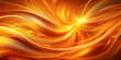 © janya - Abstract background featuring dynamic fiery swirls in shades of orange and yellow, abstract, dynamic, fiery, swirls