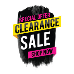 Poster - Clearancer Sale Poster, Banner or Flyer design.