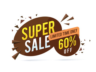 Poster - Super Sale Poster, Banner or Flyer design.