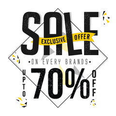 Wall Mural - sale poster, banner or flyer design.