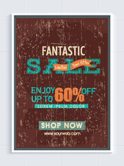 Poster - Fantastic Sale Poster, Banner or Flyer Design.