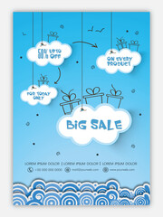 Sticker - Big Sale Flyer or Pamphlet.