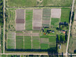 © AmazingAerialAgency - Aerial view of vibrant green crop fields and farmland with intricate patterns, Montevideo, Uruguay.