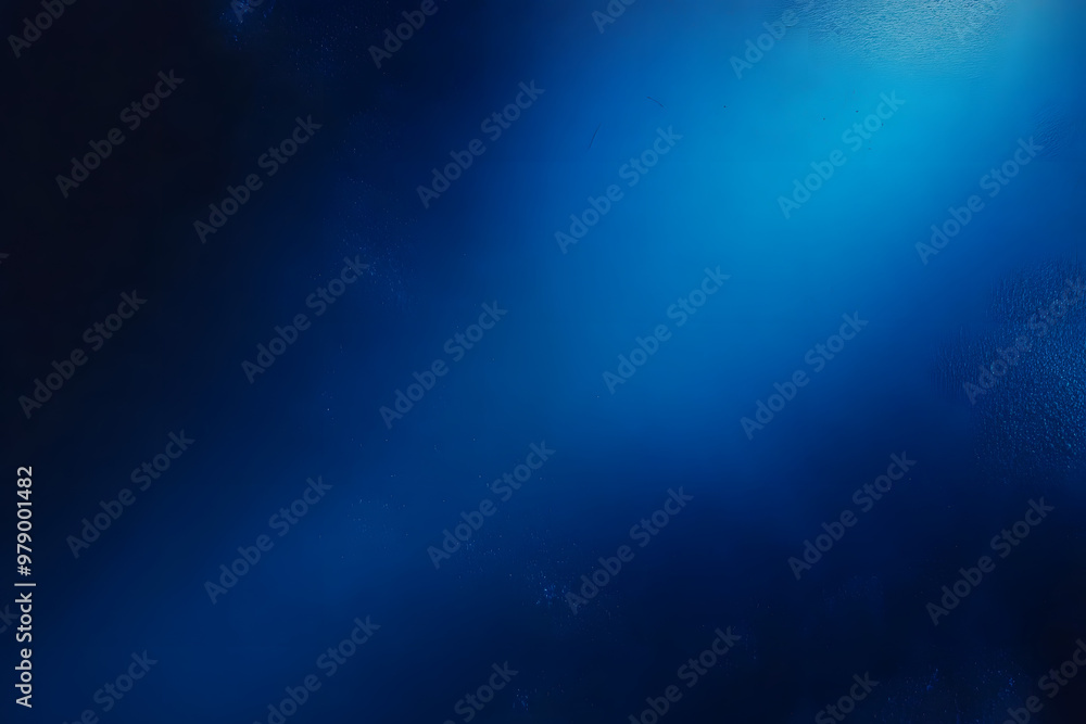 Blue gradient background grainy glowing blue light on dark backdrop ...
