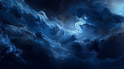 Wall Mural - background tile image of night magic sky palewave, magic