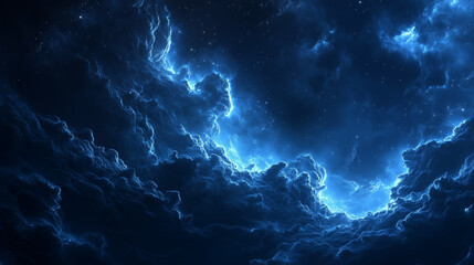 Wall Mural - background tile image of night magic sky palewave, magic