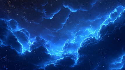 Wall Mural - background tile image of night magic sky palewave, magic