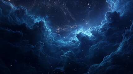 Wall Mural - background tile image of night magic sky palewave, magic
