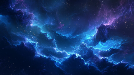 Wall Mural - background tile image of night magic sky palewave, magic