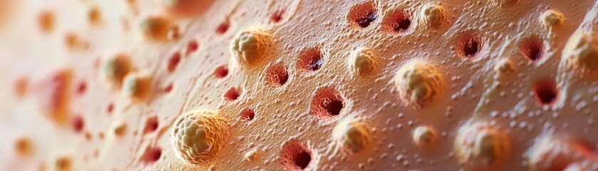 Wall Mural - close-up view of a textured surface showcasing intricate patterns and details, ideal for backgrounds