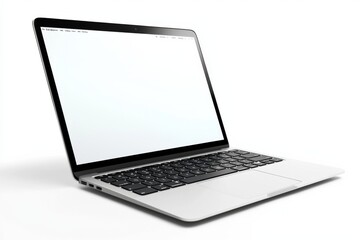 Laptop Mockup on Isolated white background created with Generative AI