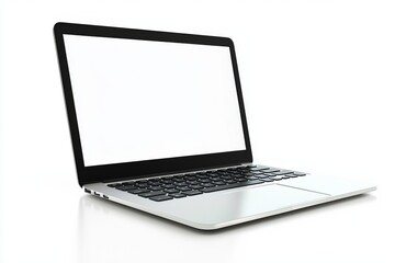 Laptop Mockup on Isolated white background created with Generative AI