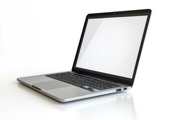 Laptop Mockup on Isolated white background created with Generative AI