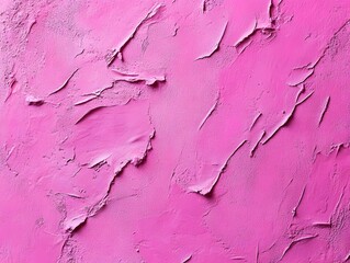 Wall Mural - A textured surface with a vibrant pink hue, showcasing a modern artistic design.