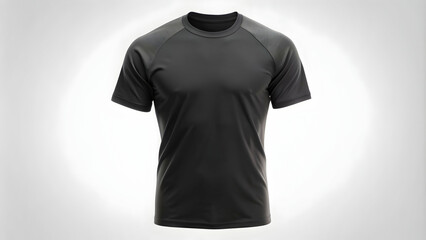 Simple and stylish solid black raglan short sleeve t-shirt , raglan, t-shirt, black, solid, short sleeve, casual