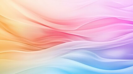 Wall Mural - Abstract Background with Soft Pastel Colors and Wavy Lines