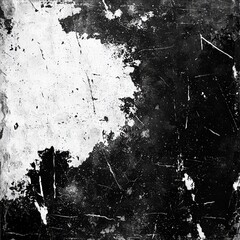 Wall Mural - Black and white grunge texture