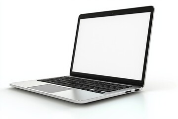 Laptop Mockup on Isolated white background created with Generative AI