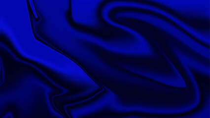 Poster - Smooth liquid wave. Blue white liquid background. Abstract Swirling Blue Liquid Marble Background