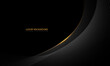 © patthana - Abstract black gold line dynamic luxury curve smooth design modern premium elegant background vector