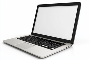 Laptop Mockup on Isolated white background created with Generative AI