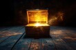 © Rawpixel.com - Wooden chest with glowing light treasure box magical.