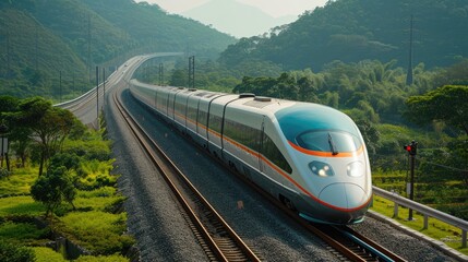 Smart Transportation: High-Speed Train Meets Highway