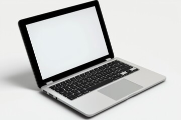 laptop mockup on isolated white background created with generative ai