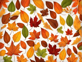 Autumn Leaves Happy Halloween Event Banner Background with Fall Vintage Seamless Flower Pattern Nature Wallpaper Texture and Holiday Party Decoration