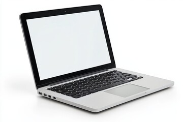 laptop mockup on isolated white background created with generative ai