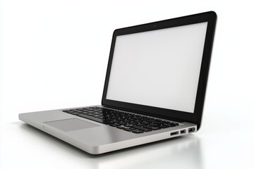Laptop Mockup on Isolated white background created with Generative AI