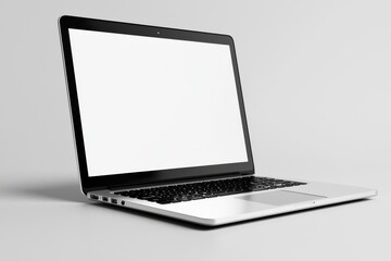 Laptop Mockup on Isolated white background created with Generative AI