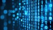 © Narongsag - Abstract Blue Binary Code Background