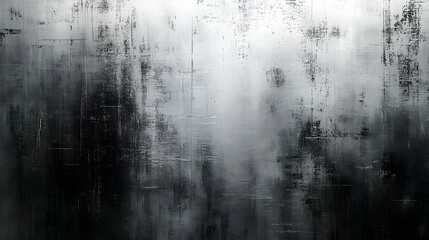 Wall Mural - Abstract Silver Metal Texture with Scratches and Lines for a Distressed Background