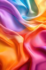 Colorful Fabric Close Up