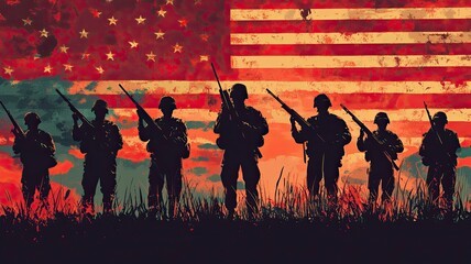 Wall Mural - Vietnam War Veterans Day background vector illustration .generative ai