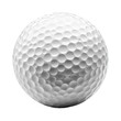 © nsit0108 - Classic white golf ball on a white background, waiting to be hit