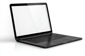 Laptop Mockup on Isolated white background created with Generative AI
